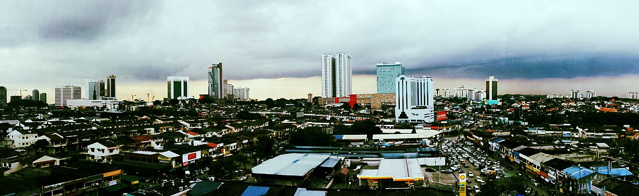 Johor Bahru skyline identifying the Johor service area