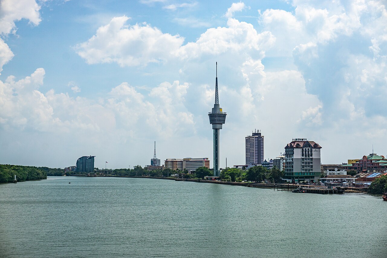 Kuantan skyline identifying the Pahang service area
