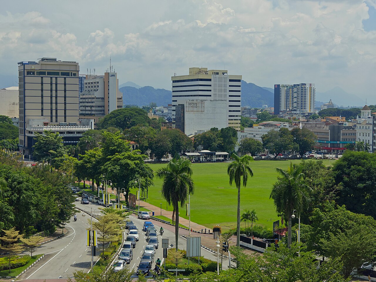 Ipoh skyline identifying the Perak service area