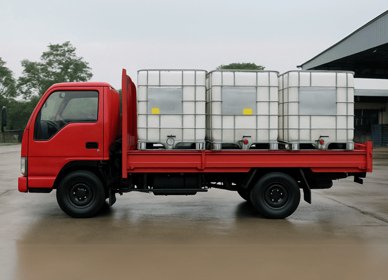 Small-lorry water delivery — service illustration